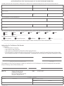 Fillable Authorization For The Release Of Tax Records/information - Comptroller Of Maryland Printable pdf