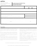 Fillable Form Mw507p - Maryland Income Tax Withholding For Annuity, Sick Pay And Retirement Distributions Printable pdf