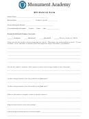 Rti Referral Form - Monument Academy