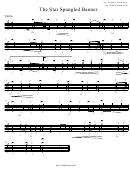 Francis Scott Key - The Star Spangled Banner Sheet Music Printable pdf