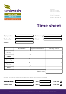 Daily Time Sheet - Coverpeople