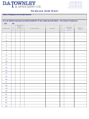 Employee Data Sheet - D.a.townley & Associates