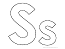 Letter S Template