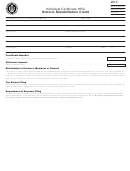 Individual Certificate Hrc Historic Rehabilitation Credit - Massachusetts Department Of Revenue - 2012