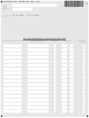 Form 941p-me - Schedule 3p - List Of Exempt Members - 2012