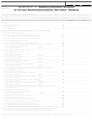 Worksheet A And B - Residency Information Worksheet For Part-Year Residents/nonresidents/"Safe Harbor" Residents/income Allocation Worksheet For Part-Year Residents/nonresidents/"Safe Harbor" Residents Printable pdf