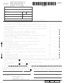 Fillable Form 510c - Maryland Composite Pass-Through Entity Income Tax Return - 2012 Printable pdf