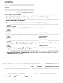 Fillable Notice Of Commencement Form - Florida, County Of Osceola Printable pdf