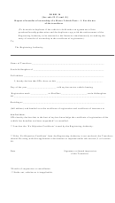 Form 30 - Report Of Transfer Of Ownership Of A Motor Vehicle Part For The Use Of The Transferor