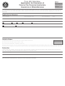 Form 355-7004 Misc. - Application For Extension Of Time To File Financial Institution, Insurance Or Miscellaneous - 2012