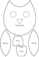 Owl Pattern Template