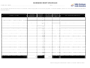 Fillable Business Debt Schedule Template - Fedex Employees Credit Association Printable pdf