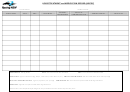 Horse Treatment And Medication Record Template