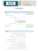 Income Statement Worksheet Template - Elan Strategy Consultants Printable pdf