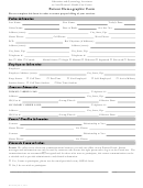 Patient Demographic Form - Obstetrics And Gynecology Associates An Axia Women's Health Care Center Patient Demographic Form