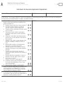 Il Individual Life Insurance Application Supplement Form - State Farm Life Insurance Company Printable pdf