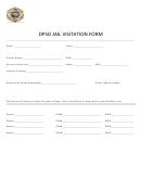 Dpso Jail Visitation Form Printable pdf