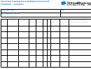 Interview Evaluation Candidate Scorecard Template - Fitsmallbusiness Printable pdf