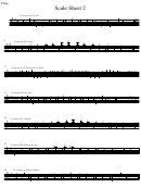Scale Sheet 2 - Flute Printable pdf