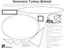 Geometric Turkey (baked) Shape Template