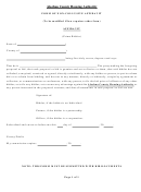 Non-Collusive Affidavit - Alachua County Housing Authority Printable pdf