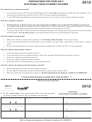 Form 740-v - Kentucky Electronic Payment Voucher - 2012