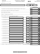 Fillable Form It-40pnr - Schedule B - Add-Backs - 2012 Printable pdf