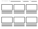 Blank Video Storyboard Template Printable pdf