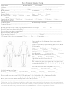 Chiropractic New Patient Intake Form Printable pdf