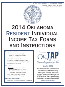 Form 511 - Oklahoma Resident Individual Income Tax Forms And Instructions - 2014