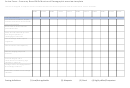 Summary Board Skills Matrix And Demographic Overview Template
