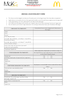 Restaurant Employee Annual Leave Request Form - Mckeough Group