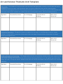 Art And Science Thematic Unit Template