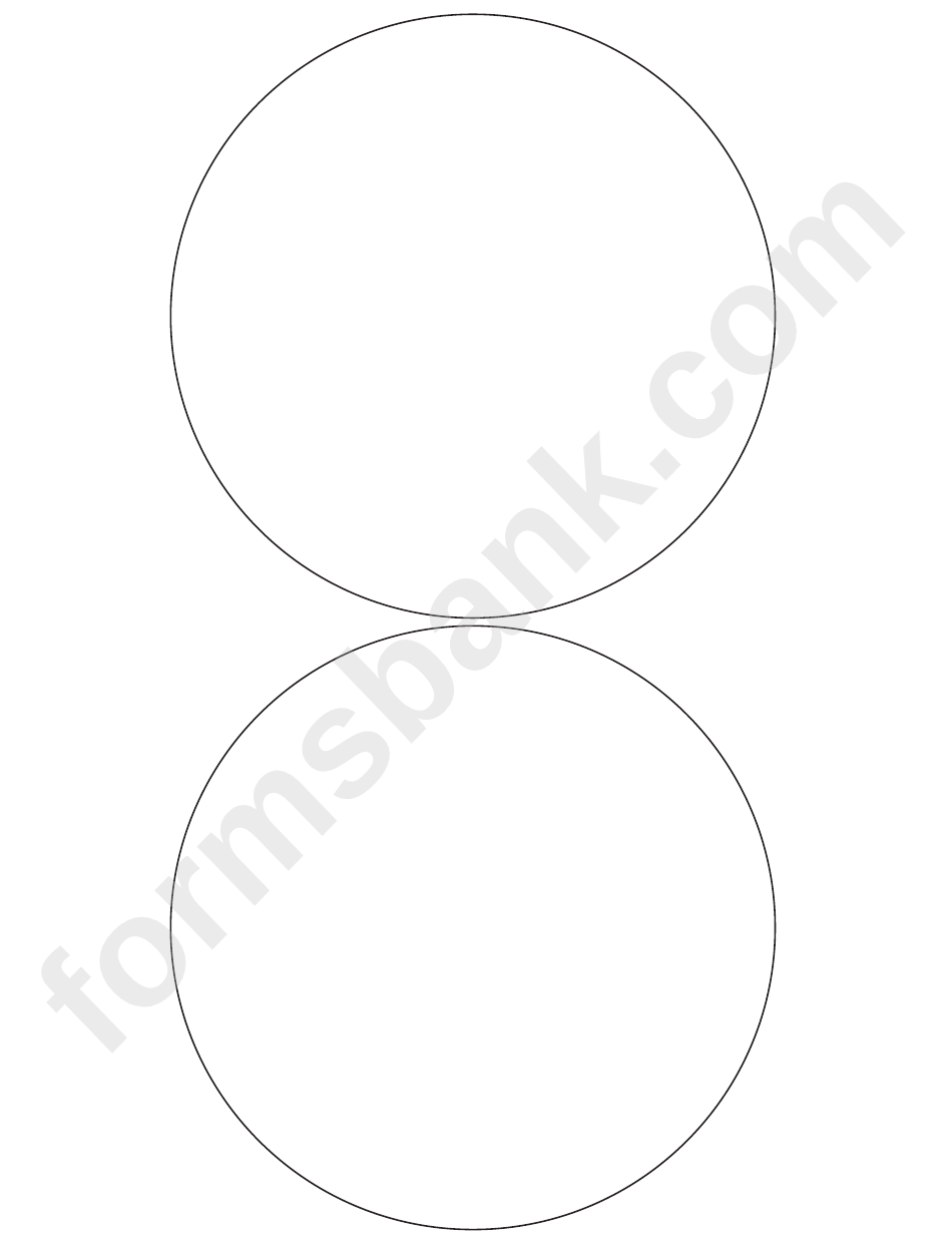 Circle Template - 2 Per Page