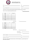Itemized Receipt Form - Janie Stark Elementary Printable pdf