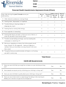 Form Phq-9 - Personal Health Questionnaire Depression Scale - Riverside Medical Group