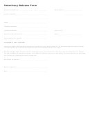 Veterinary Release Form Printable pdf