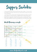 My Supper Sudoku Template Printable pdf