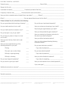 Patient Dental History Form Printable pdf