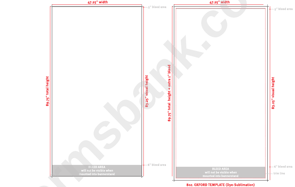 Large Banner Blade Template