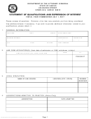 Statement Of Qualifications And Expression Of Interest Form - State Of Hawaii Department Of The Attorney General