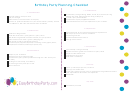 Birthday Party Planning Checklist Printable pdf