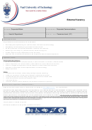Head Of Department Job Description Template - Vaal University Of Technology Printable pdf