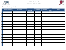 National Pta - Judging Score Card Template