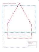 Gingerbread Cottage Template