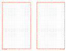 Doted Graph Paper Sheet With Borders