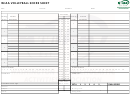 Volleyball Score Sheet Template