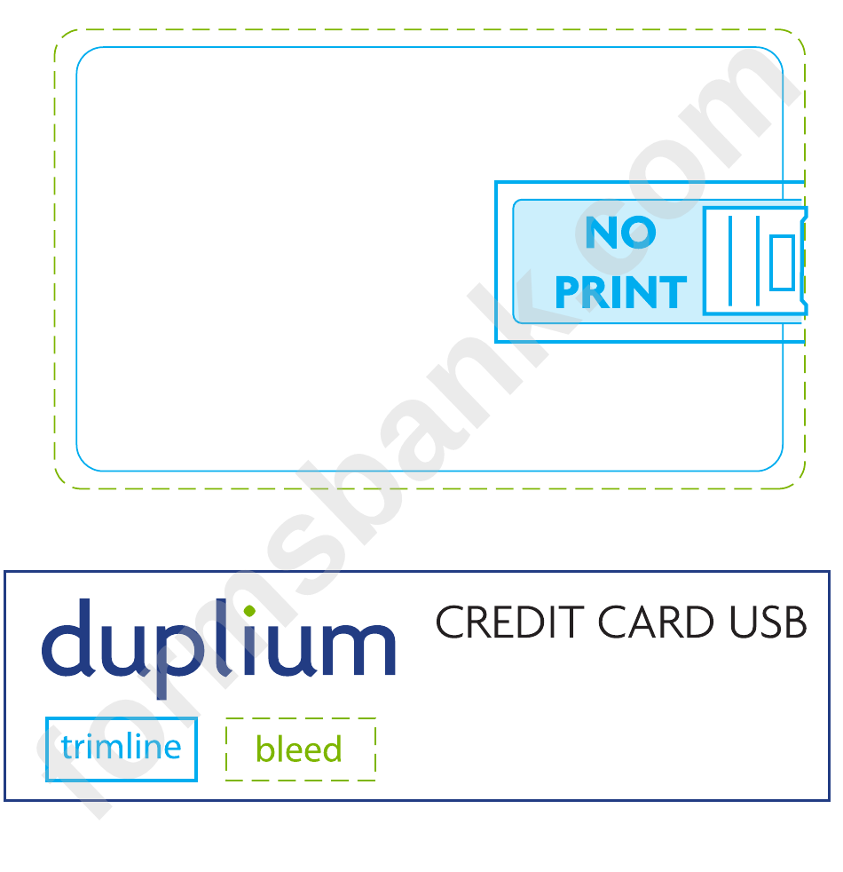 Credit Card Usb Template