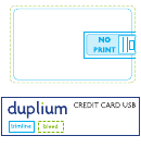 Credit Card Usb Template Printable pdf