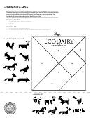 Tangram Animals Activity Sheet With Answer Key